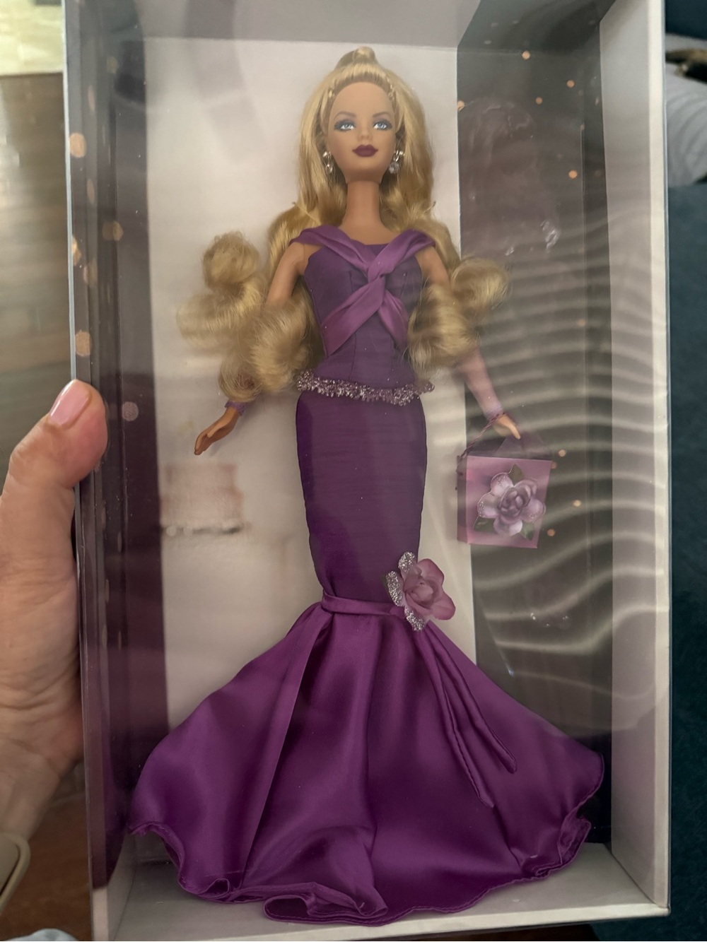 Barbie Birthday Wishes Box with Purple Accents
